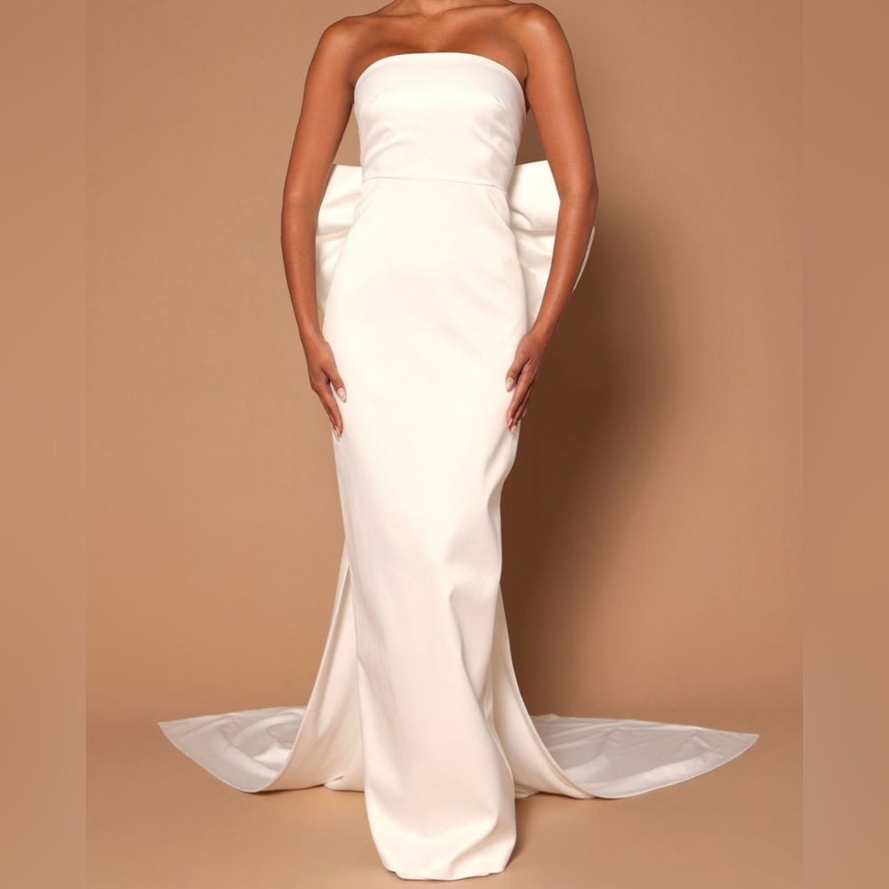 Wedding Dress - Valentina Maxi Dress - White (size Large)